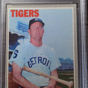 Authentische 1970 Al Kaline Detroit Tigers PSA Graded Topps #640 solid grade super eye appeal vintage Baseball Karte