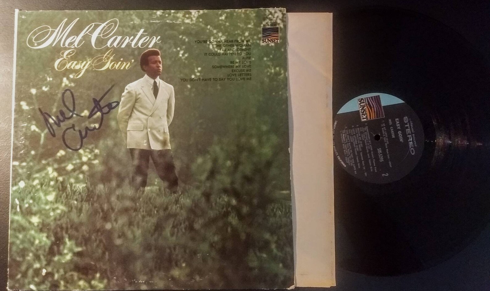 Signed Mel Carter Record Authentic Legend Autograph Antique Etsy UK