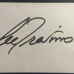 ¡Tarjeta firmada lee treviño 3x5! Garantizado Auténtico Autógrafo Antiguo Golf Gran Estrella Memorabilia Vintage The Masters Legend 1.00 envío