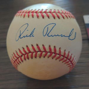Rock Reuschel Chicago Cubs Signed Ball Autographed Major League Authentic MLB baseball JSA Certified