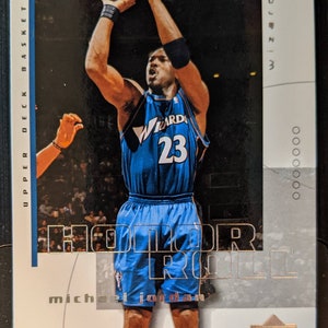 Quadro de honra do convés superior de 2002-03 Michael Jordan # 90l Card Chicago Bulls Ótimo! Cartões esportivos originais e autênticos