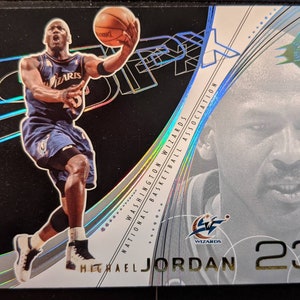 2002 Upper Deck SPx MICHAEL JORDAN #89 PSA? Wizards Hall of Famer Basketball Card Chicago Bulls Great! Originele authentieke Sportkaarten