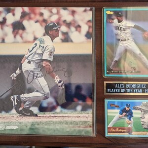 Gesigneerd 11x14 Alex Rodriguez Plaquette 8x10 foto Baseball Future HOFer! W / Cert Authentic Legend Autograph Memorabilia Vintage Legend