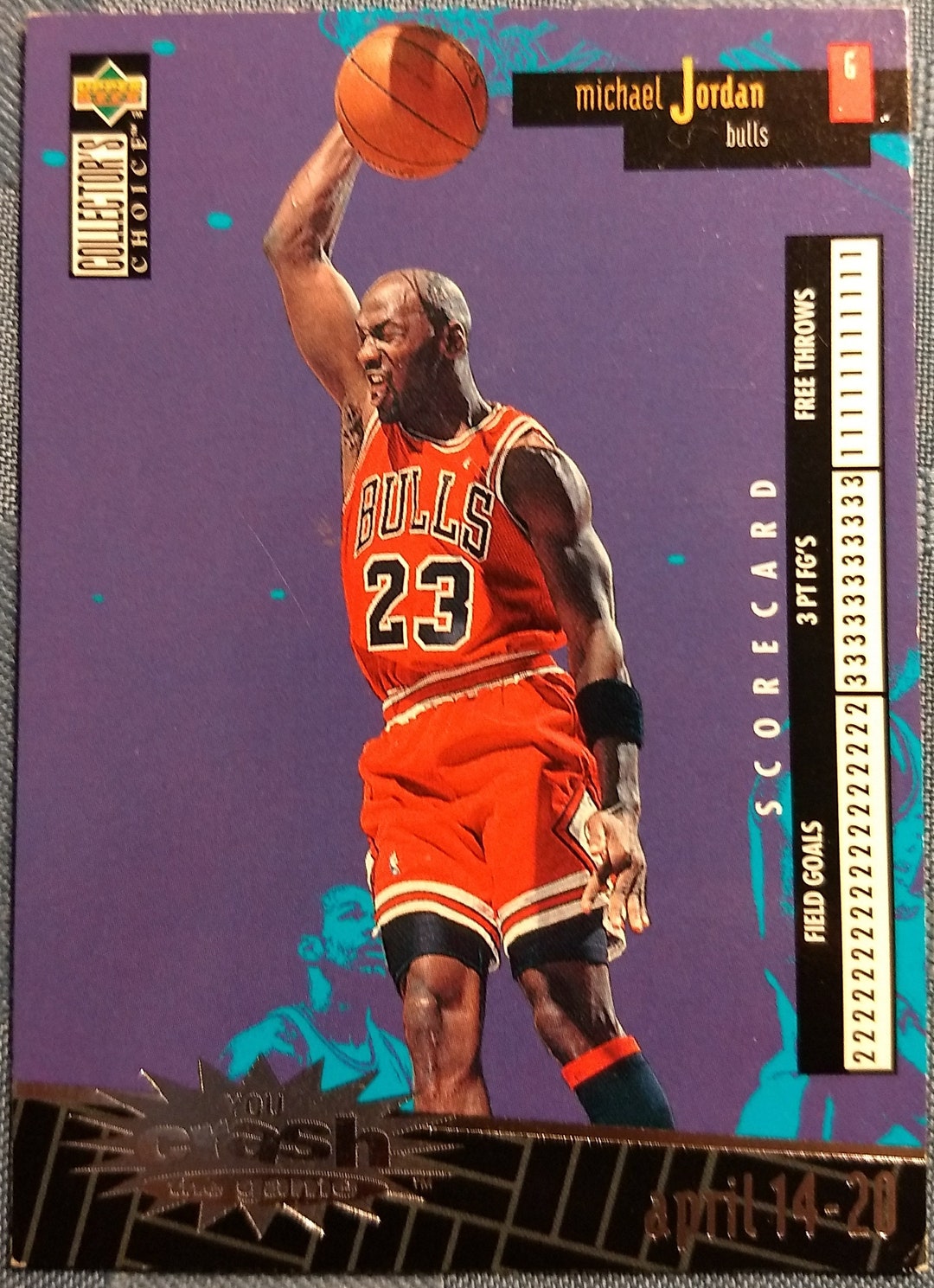 Michael Jordan 1996 Collectors Choice Upper Deck #C30 Hall of