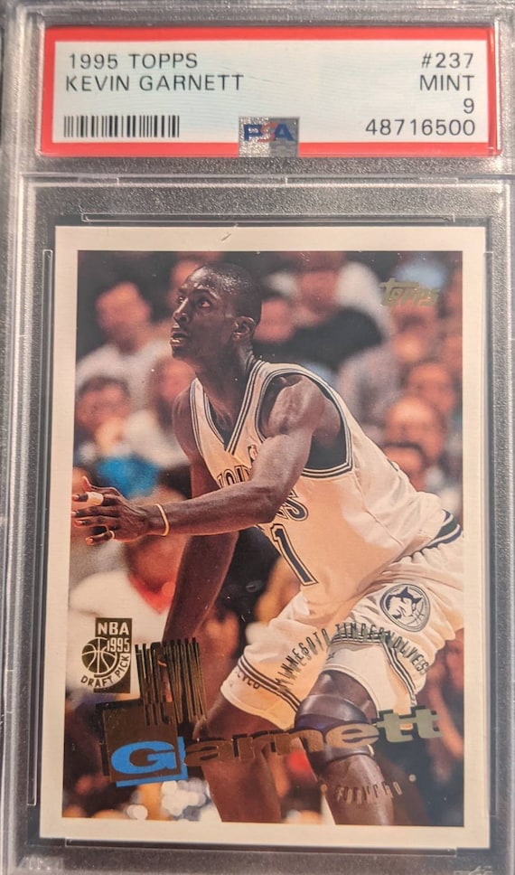 Rookie PSA 9 Kevin Garnett Mint Future HOF Hall of Famer