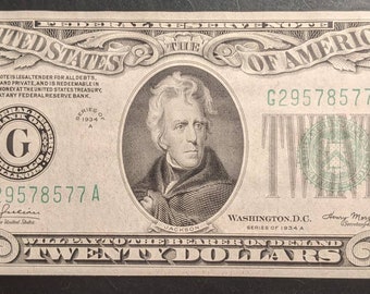 a 1934 20 dollar bill serial number k09001544 a a 1934 20 dollar bill serial number k09001544 a