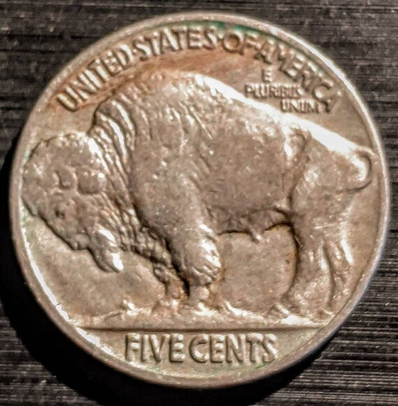 Coin 1.00 Shipping Vintage 1920 Buffalo Nickel Full Date Roaring Twenties Five Cent Indian Piece Authentic Antique Native American  U.S
