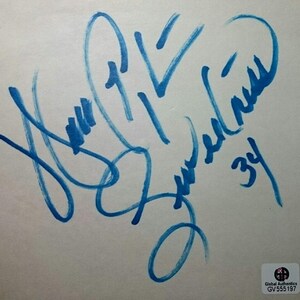 Verkauf signiert HOFer Walter Payton Chicago tragen große Karte! GA authentischen Fußball-Legende Autogramm antike Erinnerungsstücke Vintage Legende 1,00 Schiff