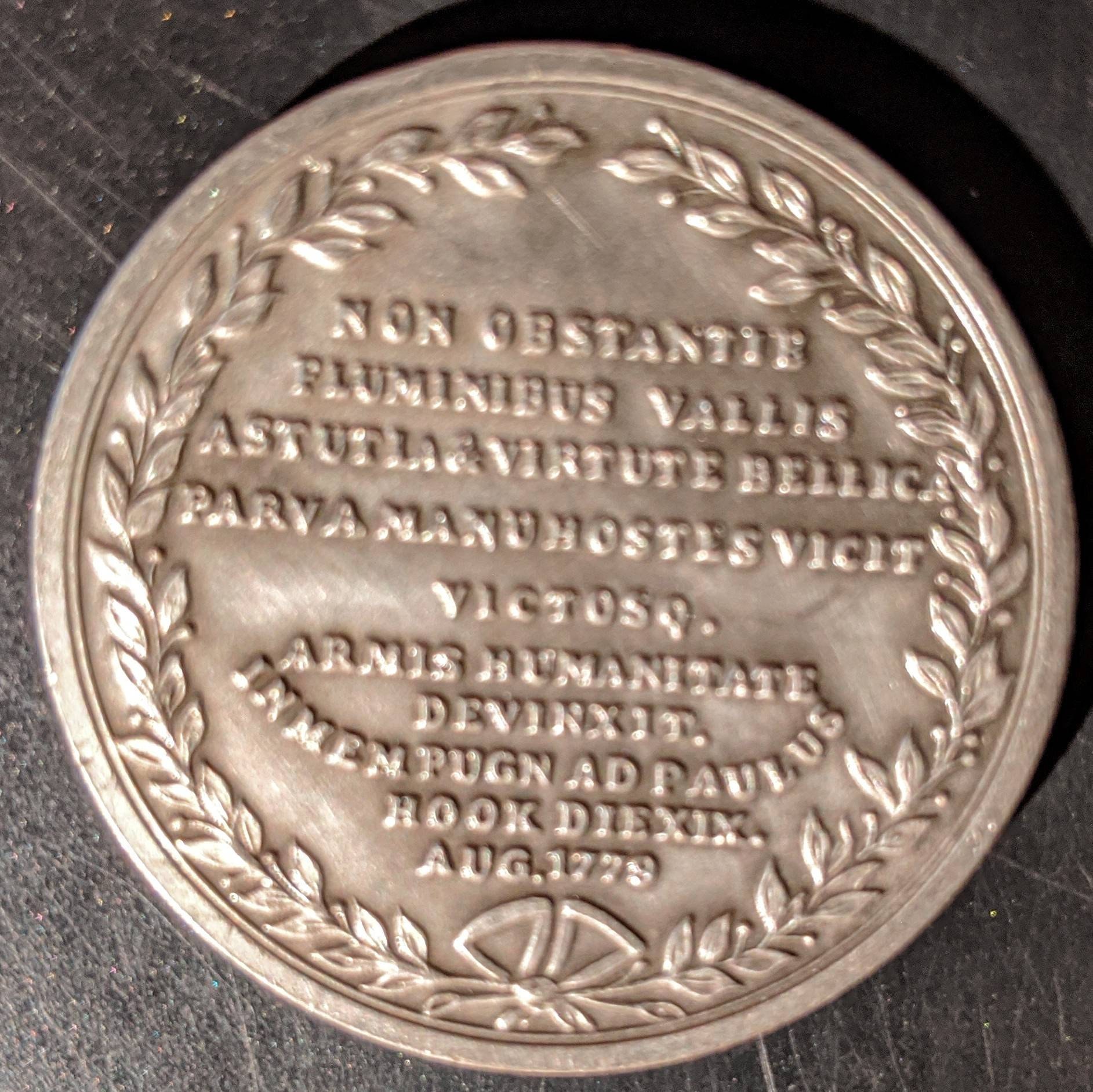 Henrico Lee Legionis Americana Commemorative Pewter Medal American