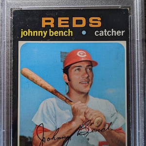 Vintage 1971 Johnny Bench Topps #250 Von den 1.00 Ship 1.00 Ship