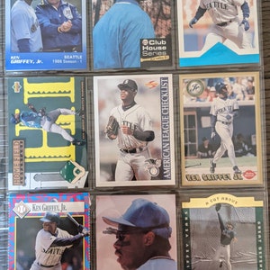 Vintage Ken Griffey Jr Baseball Karte Lot Seattle Mariners und mehr sind hochwertig Antik Super Auge Appeal original authentisch 1.00