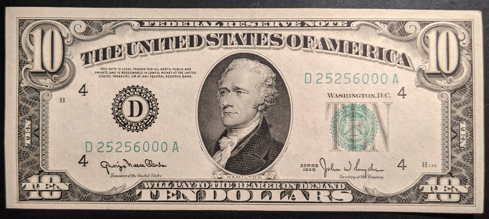 Contemporary Counterfeit 1950 $10 FRN : r/papermoney