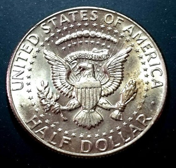 Geldklammer Mit Echter JFK Half Dollar Münze & American Eagle – Elegantes Geschenk Für Männer