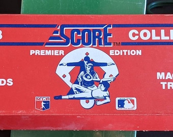 Vintage 1988 Score Baseball box grote Collector's Complete Set Sportkaarten Gratis Schip