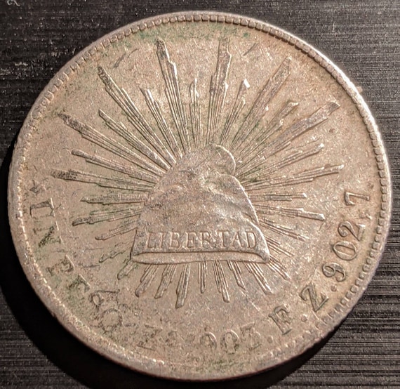 Mexico 1903 Libertad Un Peso Silver Mexico World Coin Antique | Etsy