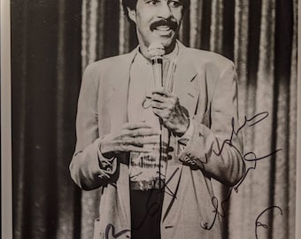 Vintage Richard Prior Comedian signed 8x10 Autographed  Classic black and white photo great hollywood pose antique guaranteed