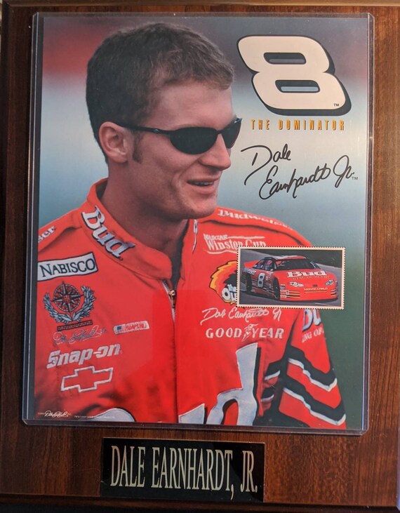 Dale Earnhardt Jr. Nascar 11 X 13 Wooden Plaque With Engraved