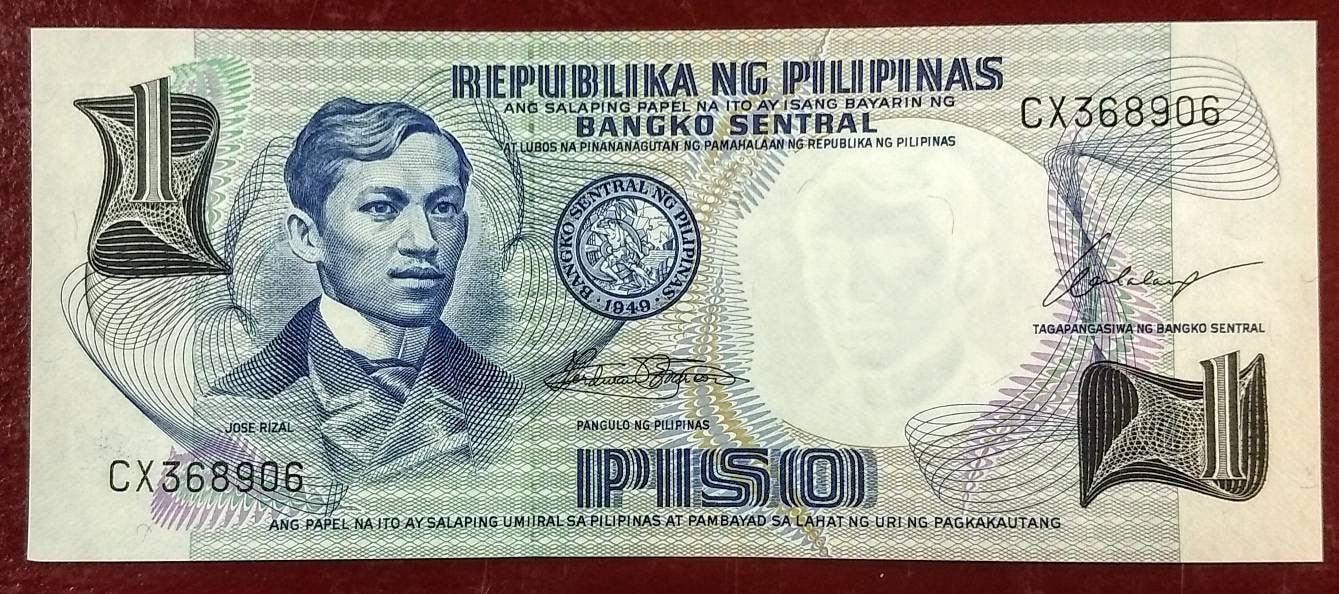 Philippine bank note - Etsy 日本