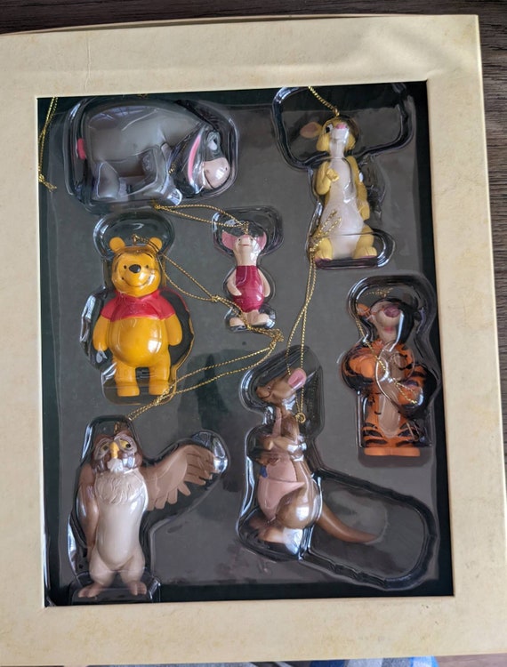 Rare Retired Disney Storybook Ornament Set of Six Classic Pooh