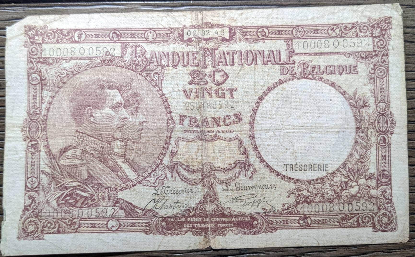 20 vingt francs - Etsy 日本