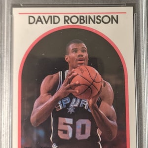 PSA 9 David Robinson 1989 Hoops # 310 Rookie Mint HOF Hall of Famer Carte de basket-ball Spurs de San Antonio Super ! Investissement authentique
