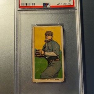Authentisches Original 1909-11 T206 John McAleese PSA 2 Piedmont zurück weiße Grenze Tabakkarte authentischer Baseball Antique Vintage 1.00 Ship