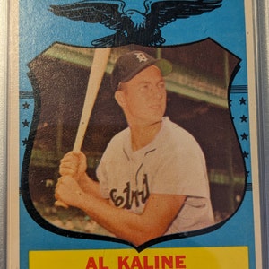 Authentische 1959 Topps # 562 Al Kaline Detroit Tigers Sporting News PSA 5 Graded Baseball Card HOF Solid grade Super Eye Appeal