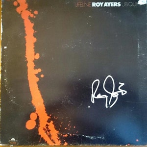 Signed oy Ayers Album Rare Record Vinyl LP Autograph Antique rock and roll Legend Memorabilia music Vintage 1.00 shipping