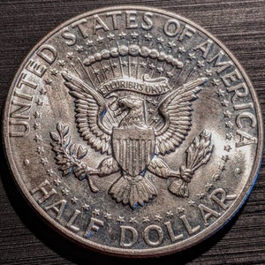 Vintage 1964 Silver First Year John F Kennedy High Grade Half Dollar Authentic Antique Great Piece Coin Liberty Bell Piece 1.00 Shipping