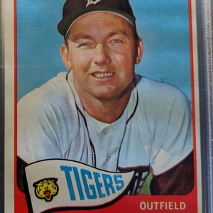 Authentische 1965 Topps # 130 Al Kaline Detroit Tigers PSA 4 solide antike Vintage Super Eye Appeal original authentische Baseball-Karte