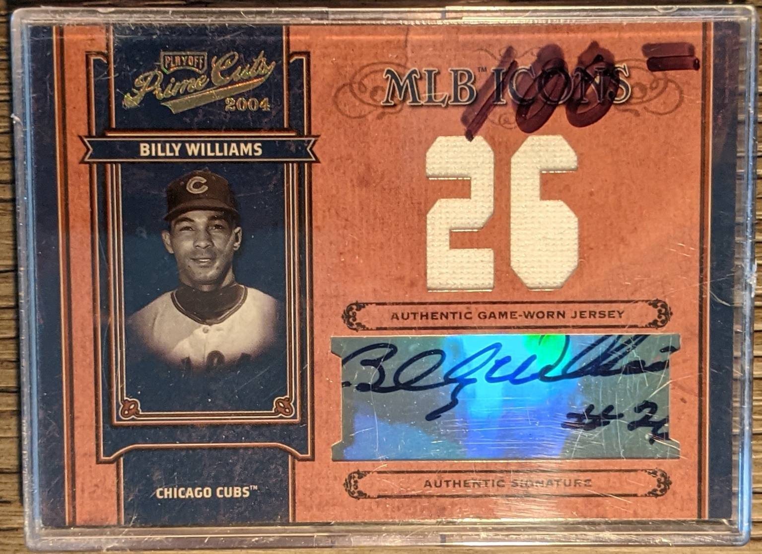 Billy Williams Prime Cuts Auto Jersey Patch Card Authentic Game Used Relics  Limited to 10/26 Chicago Cubs High Grade Donruss Baseball