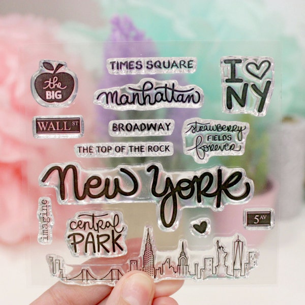 Clear Stamp NEW YORK P6 (10 x 10 cm)