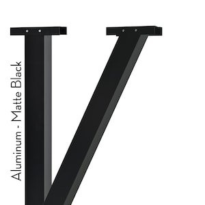 Post Mounted Mailbox - Aluminum Mailbox Post - Mailbox Pole - Metal Mailbox Post - Modern Minimalist - 4&quot;x4&quot; - Optional LED lights - Type 5