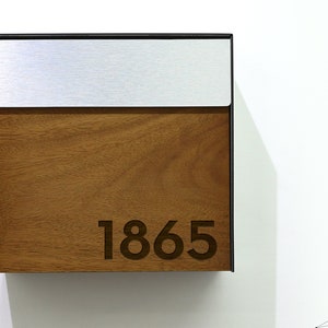 Lock Option for my Solid Iroko Wood Face Mailboxes ( purchasable only with my Mailboxes )