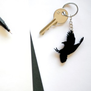 Key chain - Eagle Attacking Silhouette
