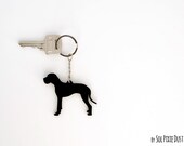 Great Dane Keychain Silhouette