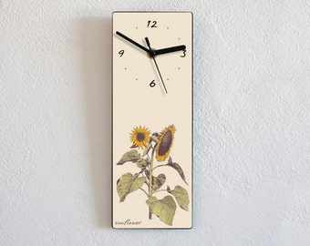 Sonnenblumen - Wanduhr