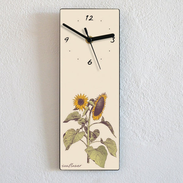 Tournesols - Horloge murale