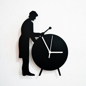 Orchestra bass drum Instruments  - Wall Clock