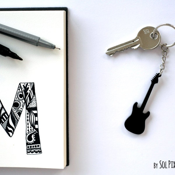 Electric Guitar Key chain