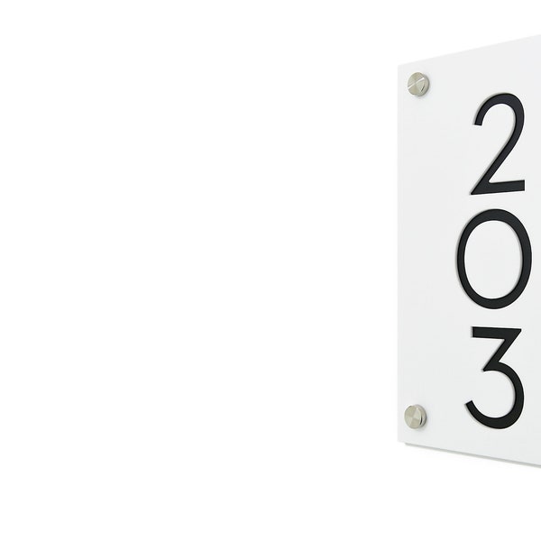 Wooden House Numbers Etsy