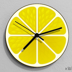 Lemon Fruit Wall Clock