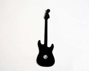 Guitarra eléctrica - Gancho de pared / Perchero / Colgador de llaves