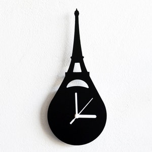 Tour Eiffel Paris France - Horloge murale
