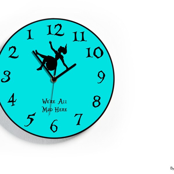 Backwards Wall Clock Etsy