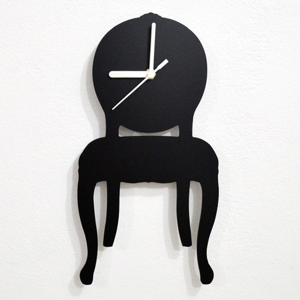 Classic Furniture Chair Silhouette - Horloge murale