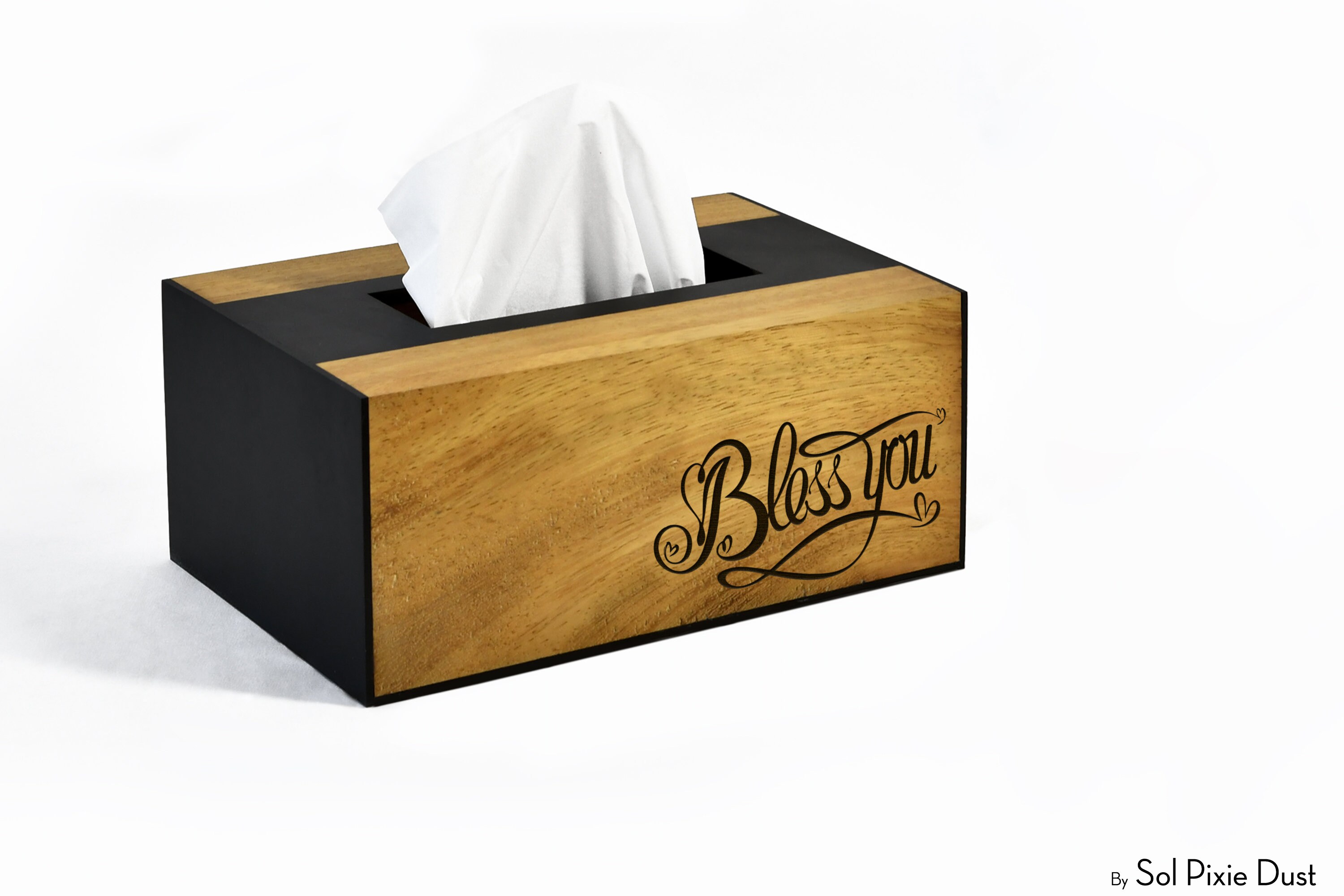18+ Monogrammed Tissue Box Cover