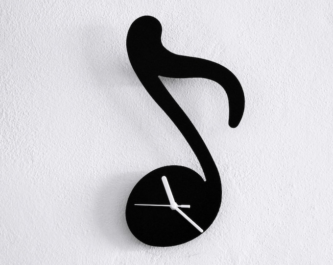 Nota musical - Reloj de pared