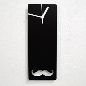 Moustache Hipster - Wall Clock - Etsy