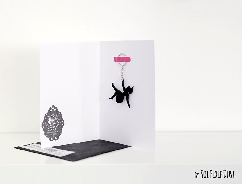 American Foxhound Keychain Silhouette